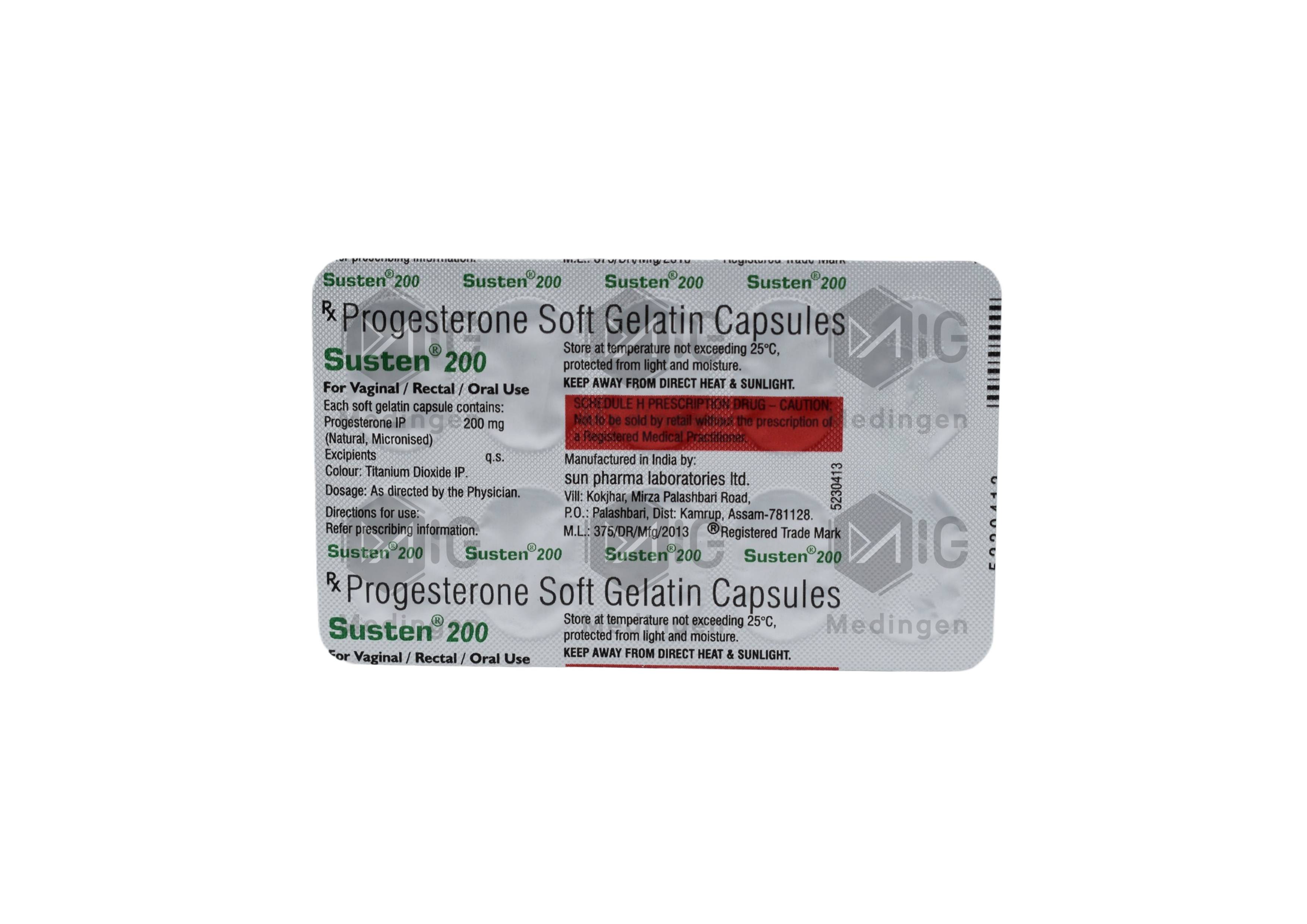 SUSTEN 200MG